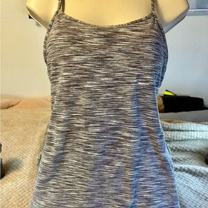Lululemon Gray Fitted Sleeveless Tank Top